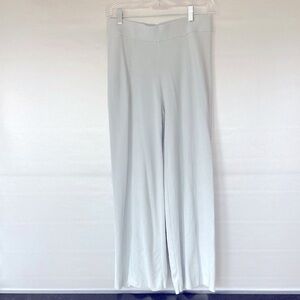Bela Nyc Straight Leg Pants HighRise Cashmere/BambooViscose Blend Mint Knit Sz 2